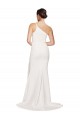 Sheath Stretch Crepe One Shoulder Sweep Train Sleeveless Semi Formal Evening Dress / Prom Dress / Bridesmaid Dress Toowoomba