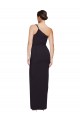 Black Stretch Crepe One Shoulder Long Sleeveless Formal Evening Gown / Prom Dress / Bridesmaid Dress Toowoomba