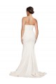 Low Back Stretch Satin Cowl Neck Sweep Train Sleeveless Formal Evening Gown / Prom Dress / Bridesmaid Dress Toowoomba