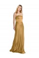 Stretch Satin Strapless Long Sleeveless Formal Evening Gown / Prom Dress / Bridesmaid Dress Toowoomba