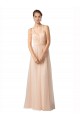Nude Tulle Sweetheart Long Sleeveless Bridesmaid Dress / Evening Dress Toowoomba