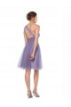 Watermelon Tulle One Shoulder Long Sleeveless Bridesmaid Dress Toowoomba
