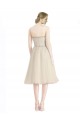 Tulle Strapless Cocktail Length Sleeveless Bridesmaid Dress Toowoomba