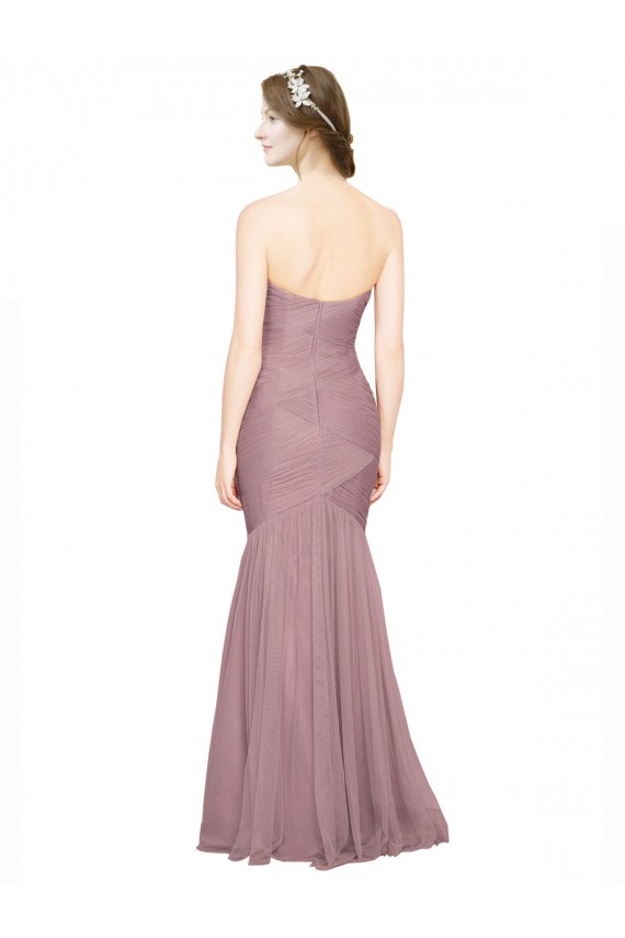 Tulle Sweetheart Long Sleeveless Bridesmaid Dress Toowoomba