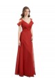 V-Back Tulle Sweetheart Long Cold Shoulder Formal Dress / Bridesmaid Dress Toowoomba