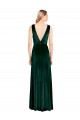 V-Back Stretch Velvet V-Neck Long Sleeveless Bridesmaid Dress / Formal Dress Toowoomba