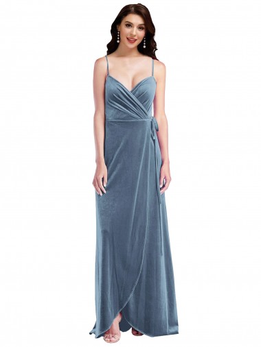 Low Back Stretch Velvet Sweetheart Long Sleeveless Semi Formal Evening Dress / Prom Dress / Bridesmaid Dress Toowoomba