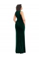 Stretch Velvet Square Neck Long Sleeveless Semi Formal Evening Dress / Prom Dress / Bridesmaid Dress Toowoomba